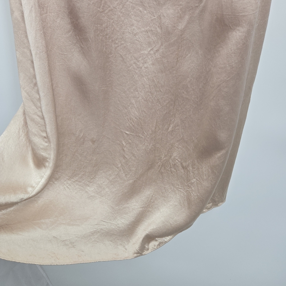 Jenni Kane Satin Slip Dress Blush Viscose - Picture 6 of 15